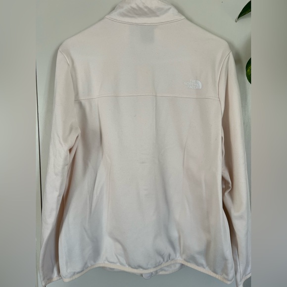 The North Face Women's Full-Zip Fleece Jacket - Off-White - Picture 5 of 6